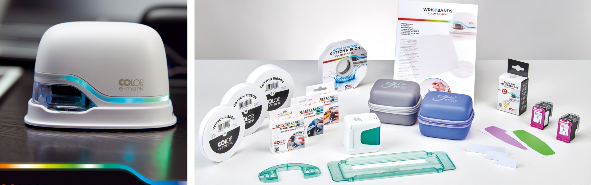 nooMyniT e Colop e-mark: stampa dove vuoi sulla maggior parte dei materiali porosi 